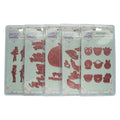 Pink Metal Cutting Dies Greeting Card Paper Diy Craft Card Making Crafts Dies for Scrapbooking