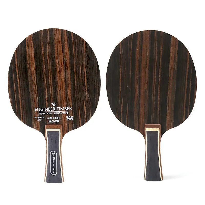 Boer New Arrival Technological Ebony 7 Ply Table Tennis Blade Paddle