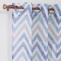 Wholesale Geometric Colorful Design Organza Paper Digital Printed Sheer Tulle Curtains Valances for Living Room Available