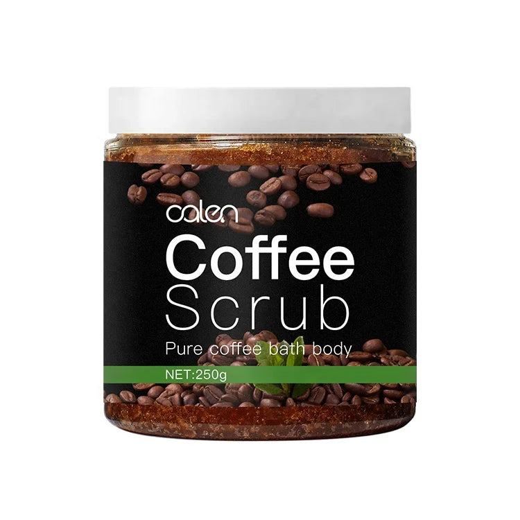 Hot Selling Private Label Natural Organic Deep Cleaning Brighten Skin Coffee Scrub