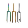 Chinese Factory Professional Made Titanium Bicycle Front Suspension Fork