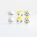 ACASA ARTO Spring Loose Wood Beads Colorful Round 16mm for Handmade DIY Jewelry Making Decoration