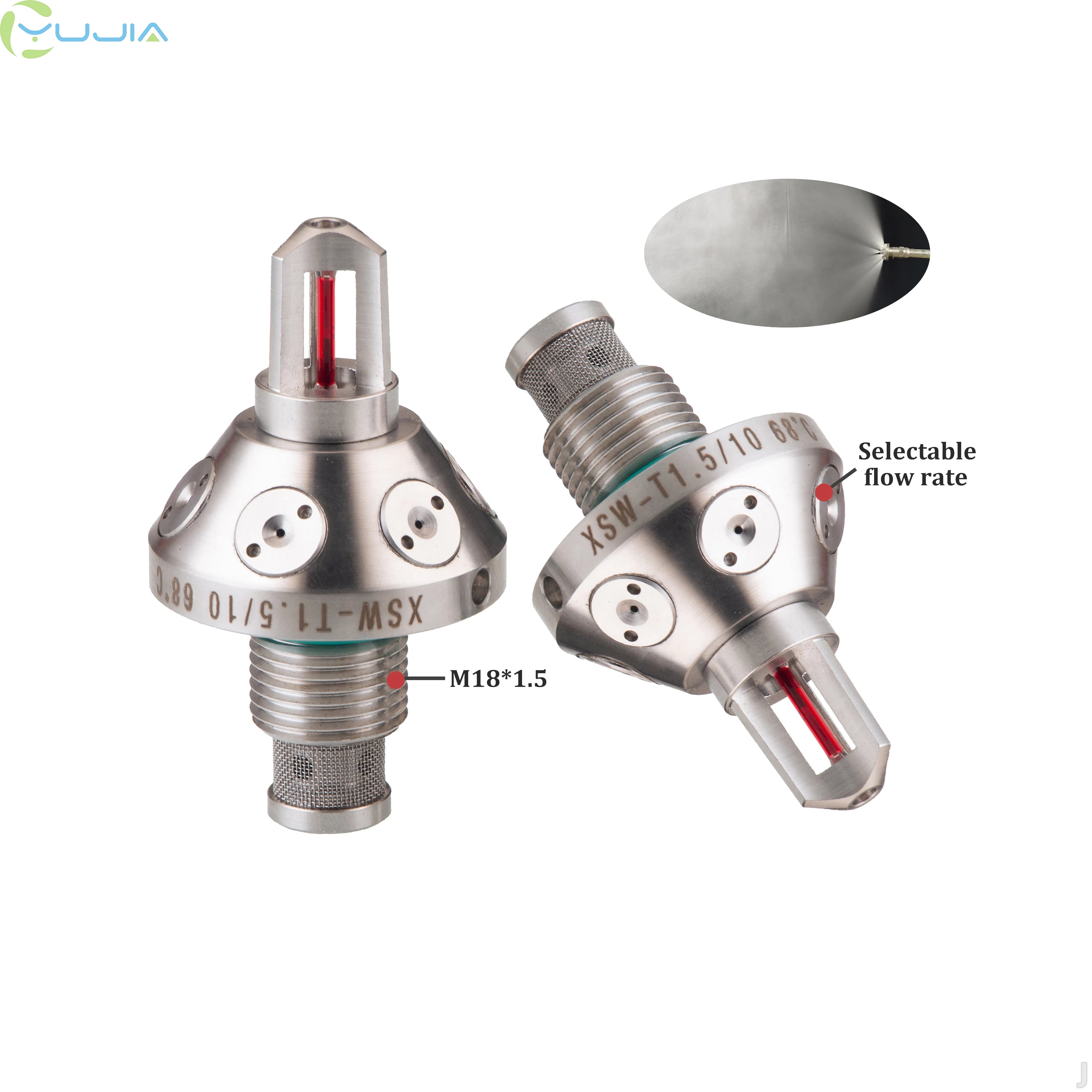 304 Stainless Steel XSW Close Type Water Mist Fire Sprinkler Nozzle High Pressure for Fire Fighting System Anti-corrosion