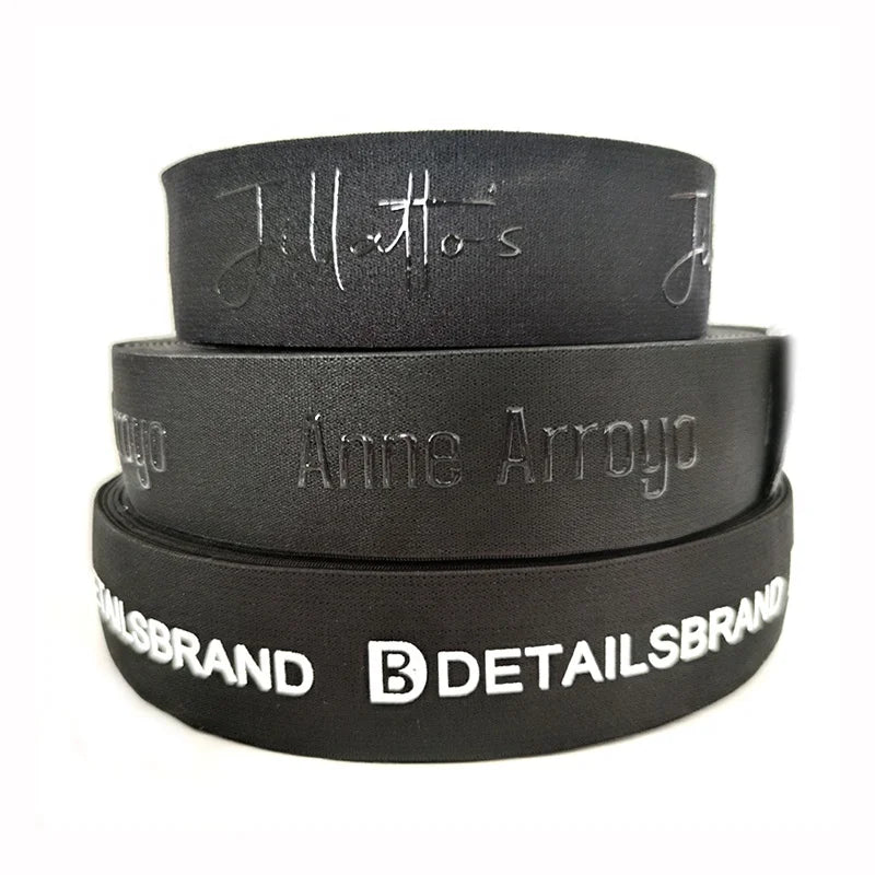Custom Printed Elastic Bands Waistband Tape Ribbon for Trousers