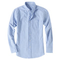 Business Casual Long Sleeve Cotton Oxford Korean Fashion Coat Style Wholesale Men's Shirt
