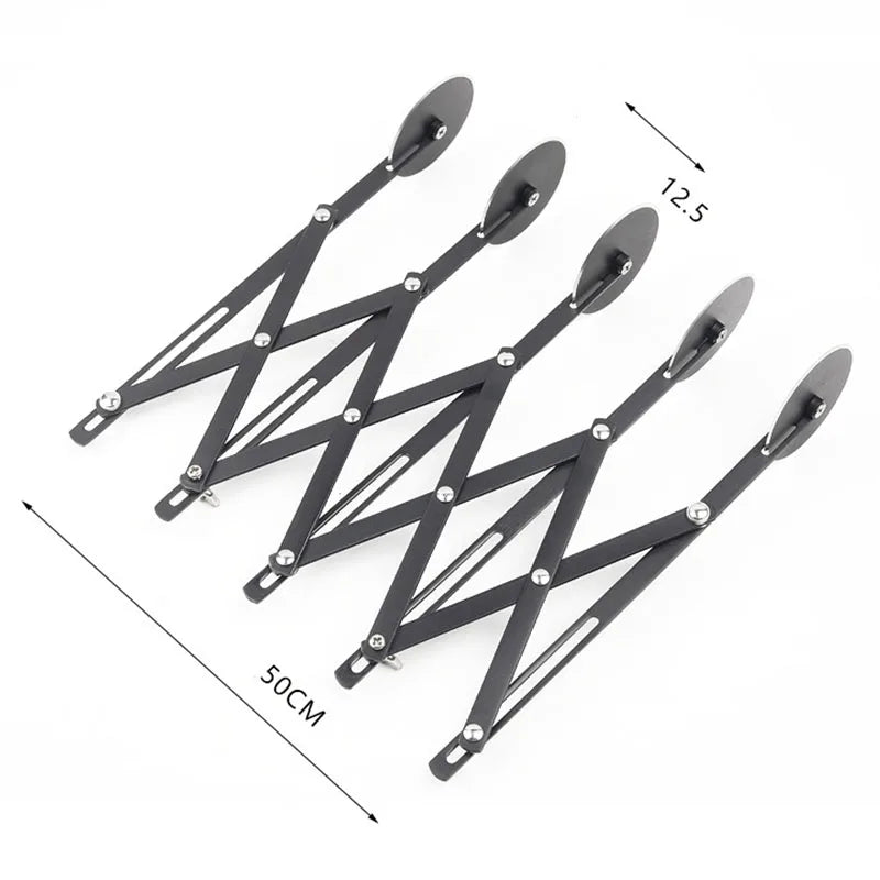 Adjustable Dough Divider Five-Three Sever Wheel Disposable Kitchen Gadget Stainless Steel Pizza Knife Pizza Cutter