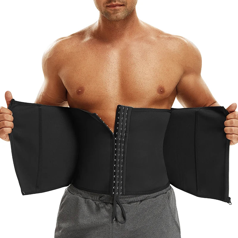 Reductoras Gym De Ejercicio Men Back Support Waist Trimmer Slimming Waist Trainer Shaper Best Seller