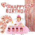 Birthday Foil Balloons  Banner Numbers Kids Children Happy Birthday Party Backdrop Decoration Balloons Set Kit Wholesale