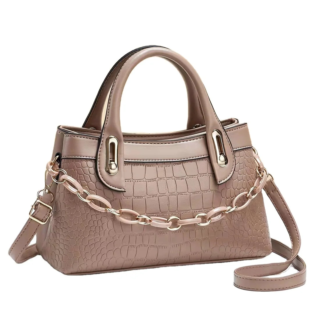 2022 New Fashion Leather crocodile Chain Single Shoulder Bag Factory Wholesale Messenger Bag Custom Woman Bags Handbags