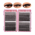 Natural Long Individual Flare Lashes Cluster False Eyelashes 10D 20D 30D 40D Individual Lashes Volume Cluster Lashes