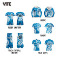 Full Sublimation Printed Popular Rugby Uniform Set Wholesale Customized Your Own Rugby Jersey Wear for Training