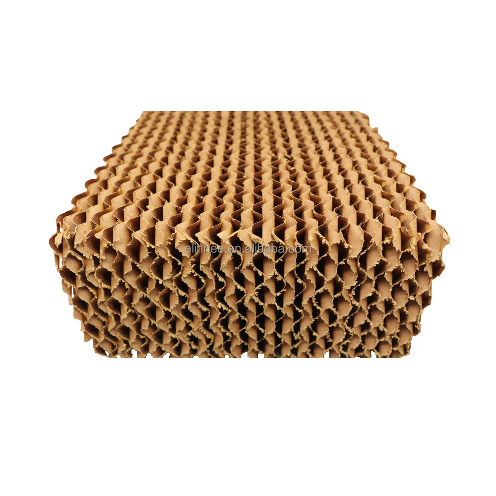 Chicken House Evaporate Cooling Pad /wall Mounted Greenhouse Water Circling Cooling Pad / Paper Wet Curtain