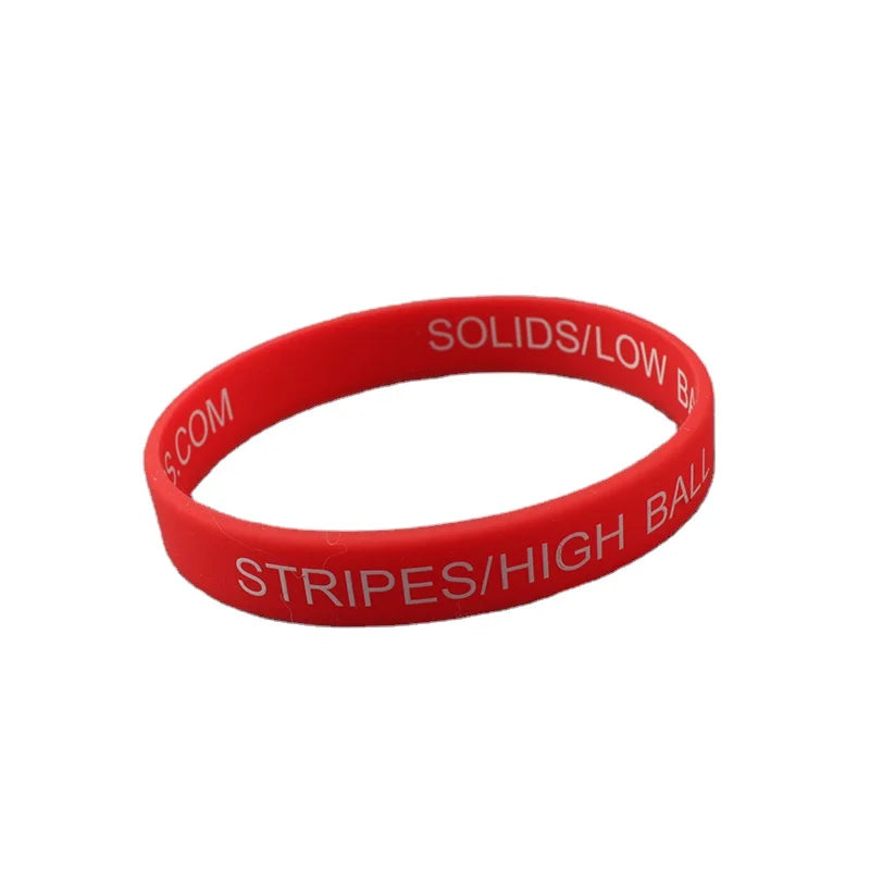 Factory Price Free Sample Cool Sports Rubber Silicone Wristbands for Men