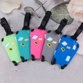 Custom Logo Advertising Plastic Luggage Tags Promotional Gift Soft PVC Luggage Tag Custom Luggage Tags