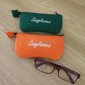 Eco-Friendly Felt Eyeglasses Cases for Travel and Living Room Use Square Design Multifunction Storage