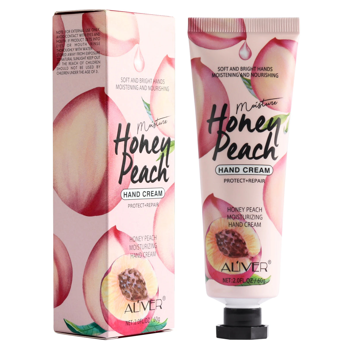 ALIVER Honey Peach Moisturizing Hand Cream MegaBDM