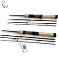 TN93 454UL 4 Sections ultra Light Trout Travel Fishing Rods FUJI K Guides Carbon Fiber Spinning Casting Ultralight Mini Rod