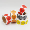 Customize Label Thank You Adhesive Label Matte Sticker Waterproof Round Label Stickers for Bottle Spice Jar