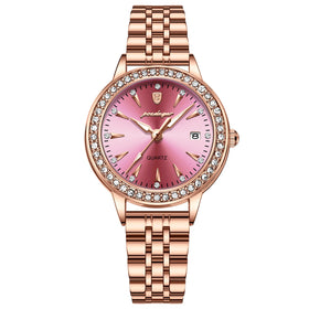 POEDAGAR 366 Luxury Elegant Ladies Quartz Watch High Quality Casual Stainless Steel Waterproof Women's Watches Dress Clock