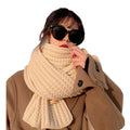 Factory Directly Handmade Knitted Scarf Winter Warm Fancy Scarf for Women 180X30CM