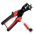 Belt Hole Punching Tool Revolving Leather Hole Punch Plier for Leather Watches Vinyl Plastic Handbags