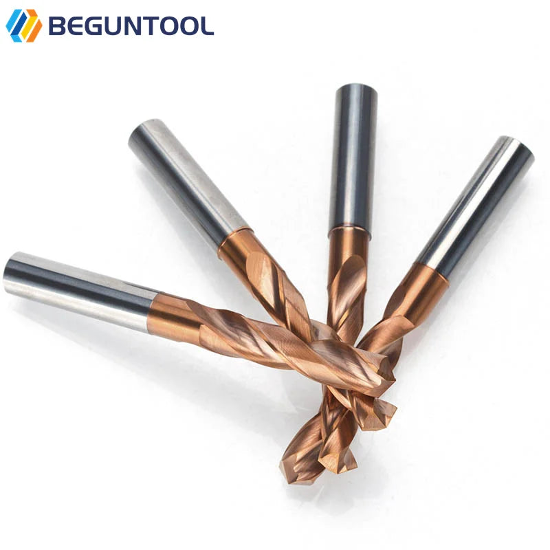 CNC Drilling Tools Coolant Indexable Straight Shank Tungsten Carbide Twist Drill Bits