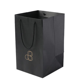 White Eco-friendly Recyclable Kraft Paper Gift Bags for Promotion & Supermarket Use Custom Logo Offset Printing Bulk Orders