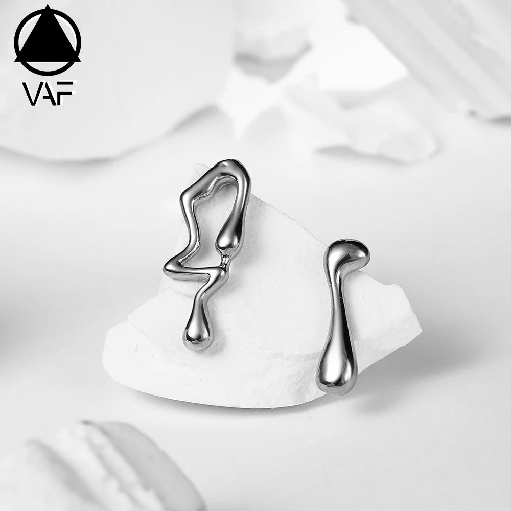 VAF Stainless Steel Hollow Musical Note Earrings Never Fade Hohle Musiknoten-Ohrringe Verblasst Nicht
