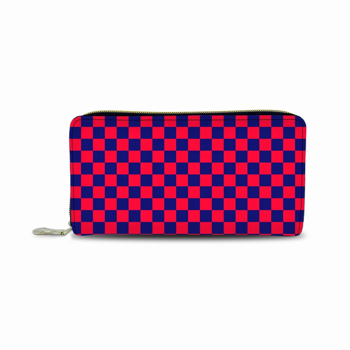 Designer Long Zipper Closure Waterproof Wallet with Many Compartments Personalized Unisex Card Holder