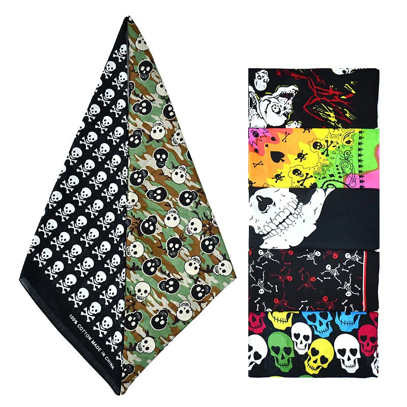 Custom Logo Paisley Bandanas European and American Fashion Hip-Hop Bandanas Custom Pattern Printing Bandanas for Men