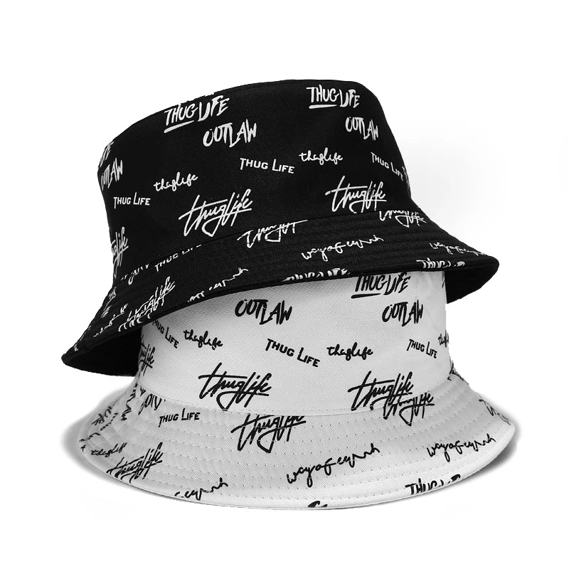 Custom Surf Cotton Bucket Hat Custom Print Embroidery Letter Double Side Reversible Fisherman Bucket Hats for Men