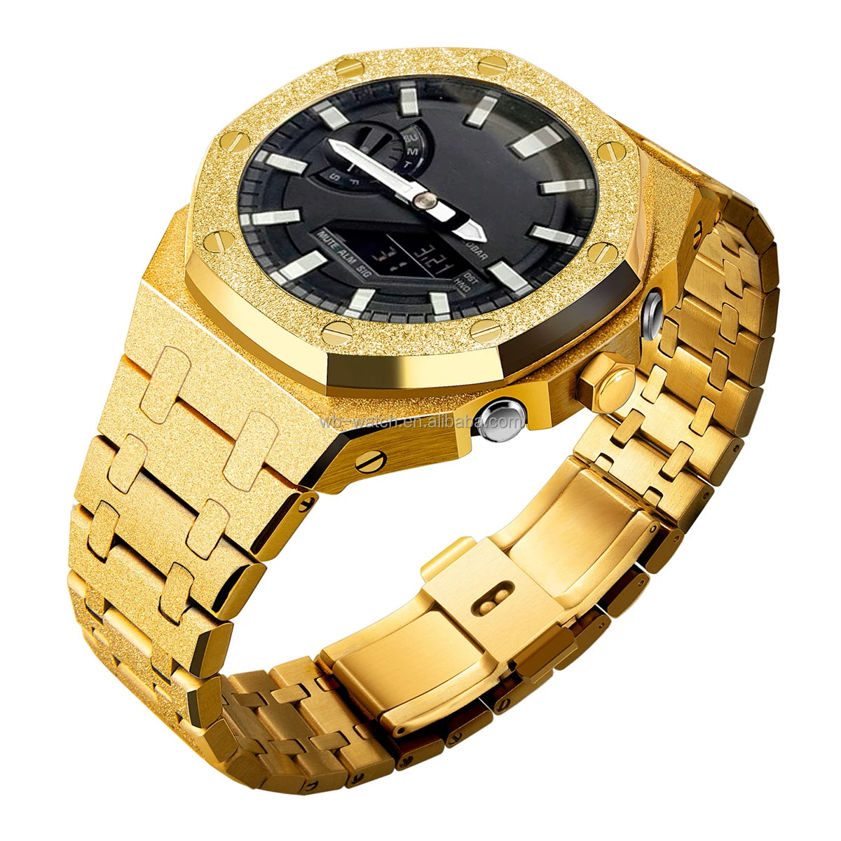Ga2100 316L Frosted Watch Modification Mod Kit Ga-2100 Stainless Steel G Ga 2100 Shock Custom Casiaok Oak Watch Part
