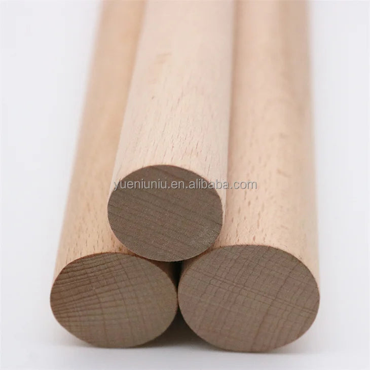 OEM Wooden Dowel Wood Sticks Rods Eco Friendly Wooden Dowel Rods Unfinished Hardwood Stick for Crafts ProjectsDIY Centerpieces