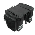 IRONDONKEY Waterproof PVC Bike Pannier Bag with Shoulder Laptop Rack Cargo Saddle Bag for Commuting Bicycle Rack