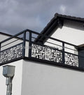 YL METAL Modern Design Outdoor Laser Cut Plate Aluminum Garden Fence Handrail Terrace Balcony Railing Balustrade Aluminium