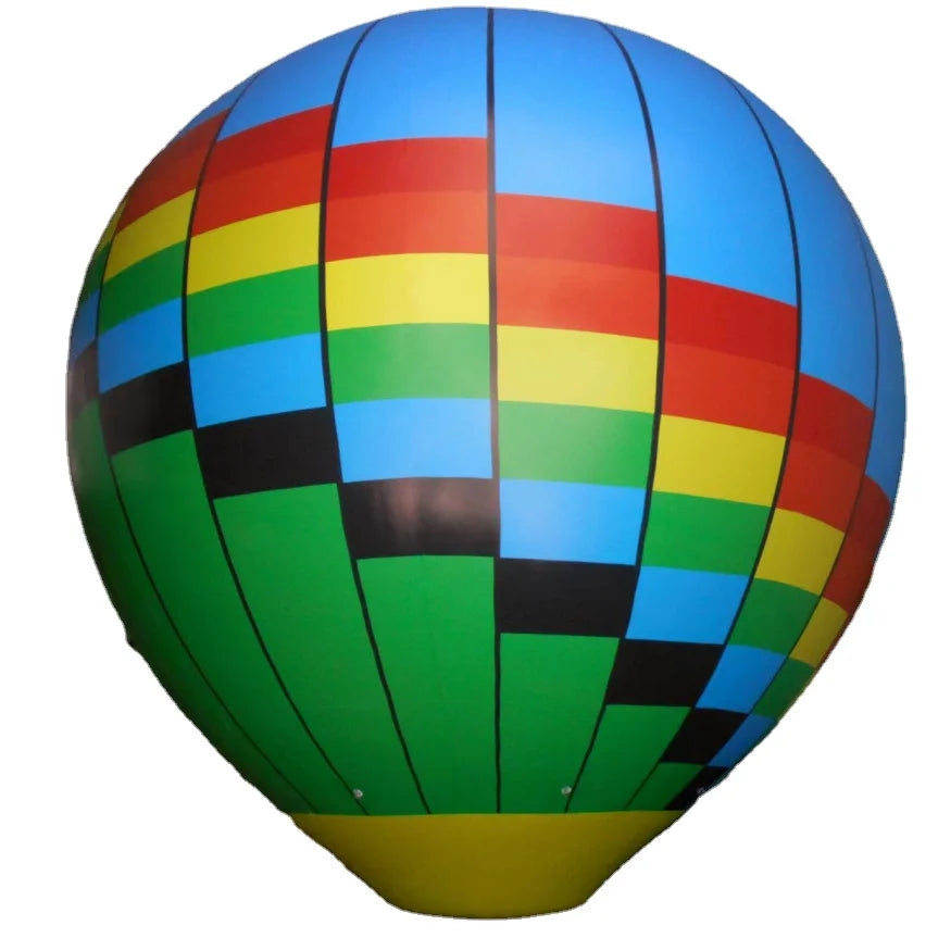 Custom Full Printing Giant Hot Air Balloon Shape Advertising Inflatable PVC Helium Balloon