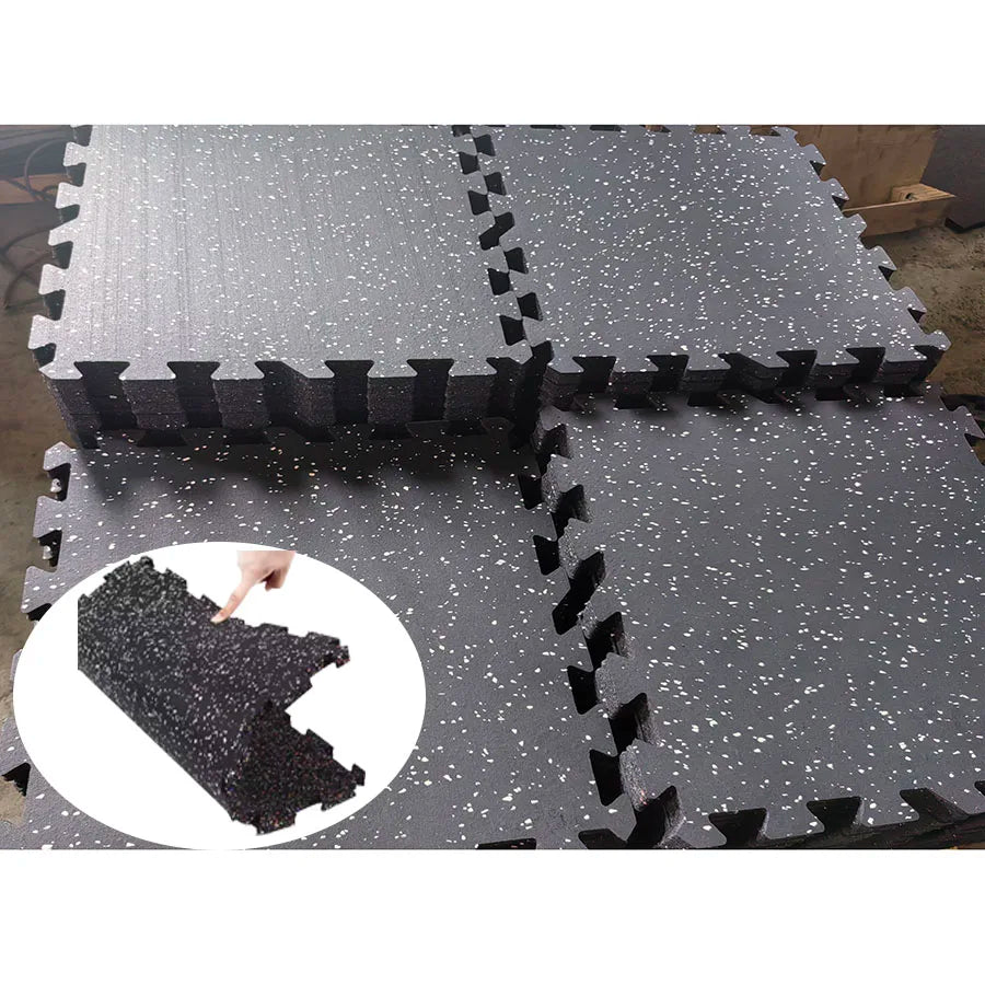 Manufacture Gym Flooring Interlock Gym Rubber Puzzle Flooring Mat
