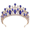 Princess Beauty Crystal Bride Crown Hair Jewelry Headbands Wedding Prom Crown Tiara for Women