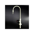 Factory Direct Khaki Gooseneck PP Faucet Industrial Design Style Chemical Resistant Laboratory Water Tap for Basin Use