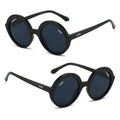 DL High Quality Brand Retro Big Circle Frame Women Trending Sunglasses Stylish Unisex UV400 PC 2025