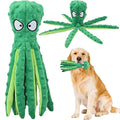 Europe and America Hot Selling Octopus Shape Stuffed Squeaky Plush Train Intelligence Molar Dog Chew Toys