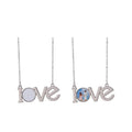 Sublimation Blanks LOVE Necklace for Valentine's Day