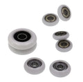 BSR68414-4 Plastic Coated 4x14x4MM Ball Bearing POM for Garage Door Hotel Furniture Pulley Wheel Slide Door Windows