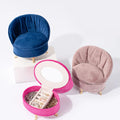 Creative Sofa Ring Seat Jewelry Rack Ear Stud Earrings Storage Box Necklace Bottom Support Ornaments  Display