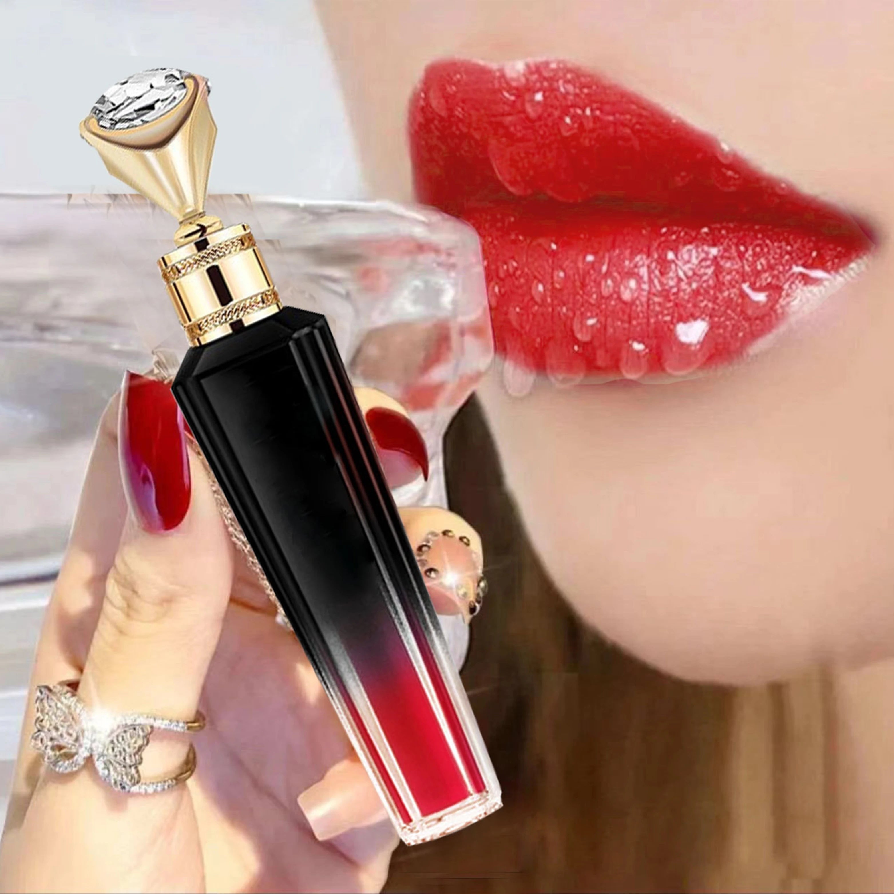 Wholesale Lip Gloss Custom logo Private Label Vegan Lip Plumping Gloss Waterproof Cruelty Liquid Lipstick