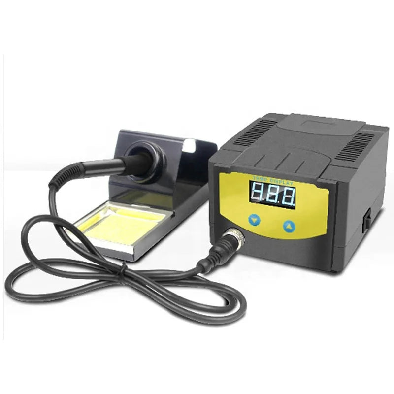 220V/120V 75W Professional LED Digital Soldering Iron Station Needle Tip 200-480 Temperature Range CE Certified 1 Year