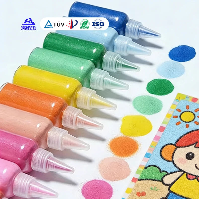 Natural Sand and Colored Sand for Painting Fine Colored Sand  Factory Wholesale Cheap Real Stone Paint Raw Material Epoxy Floor