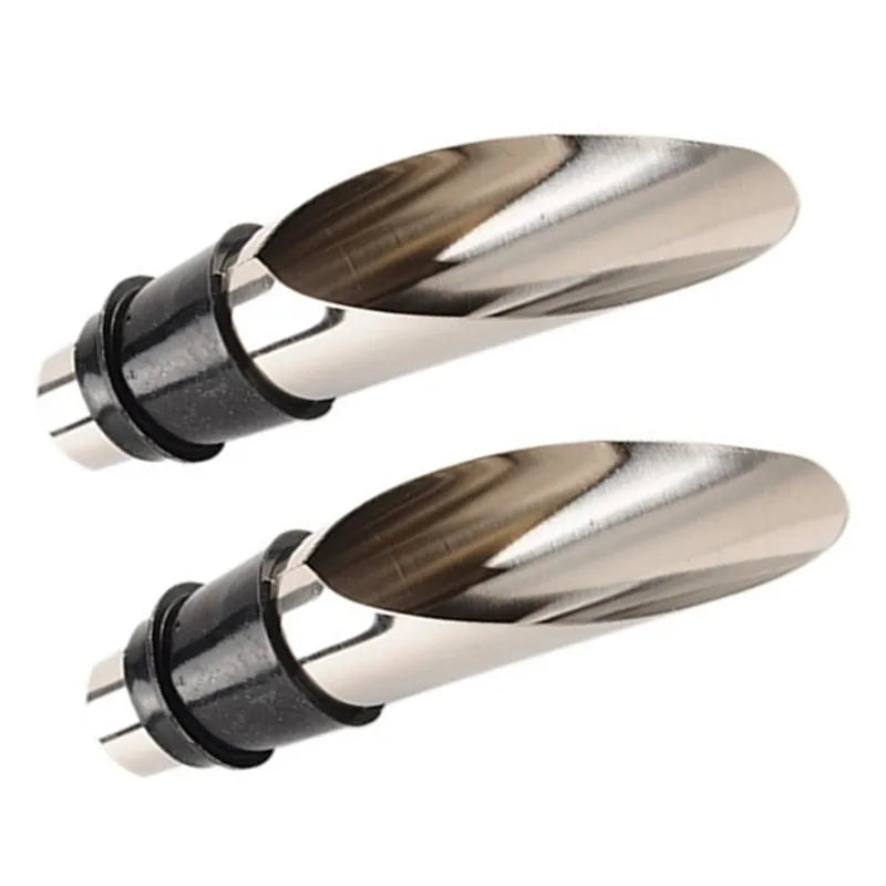 HXY Custom Large Stock No MOQ Classic Cheap 402 Stainless Steel Wine Pourer Promotional Wine Spout Bar Accessories Wholesale
