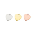 High Quality Stainless Steel Heart Pendants for Jewelry Making
