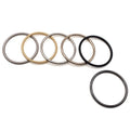 Zinc Alloy Round Iron Metal Ring for Bag Accessories 20mm25mm30mm35mm40mm45mm50mm55mm60mm O Ring Metal